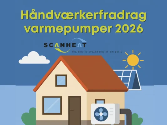 håndværkerfradrag varmepumper 2026