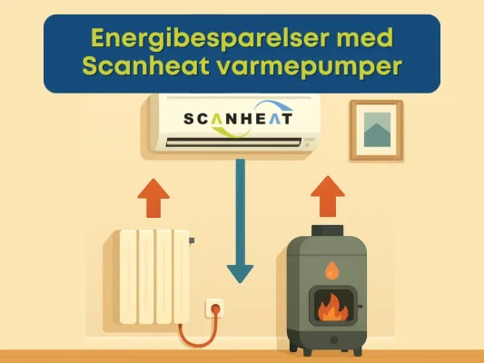 Energibesparelser med Scanheat varmepumper