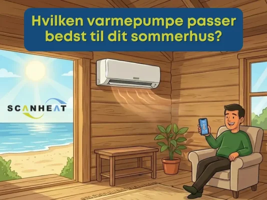 Hvilken varmepumpe passer bedst til dit sommerhus