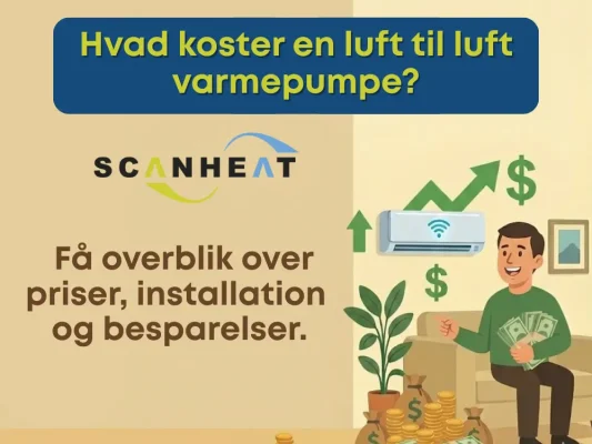 hvad koster en luft til luft varmepumpe