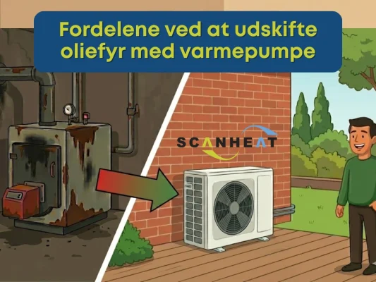 Fordelene ved at udskifte oliefyr med varmepumpe