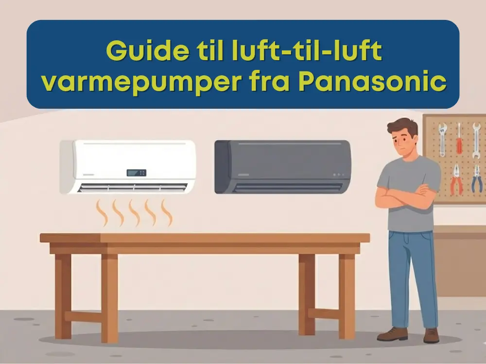 Guide til luft-til-luft varmepumper fra Panasonic