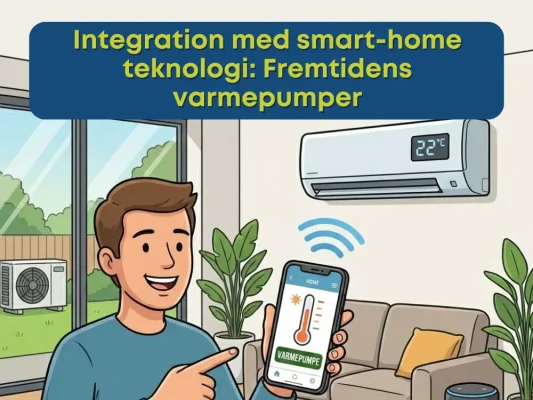 Integration med smart-home teknologi Fremtidens varmepumper