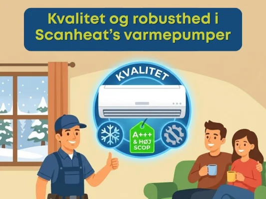 Kvalitet og robusthed i Scanheat’s varmepumper