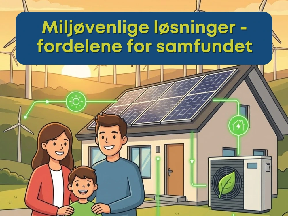 Miljøvenlige løsninger - fordelene for samfundet