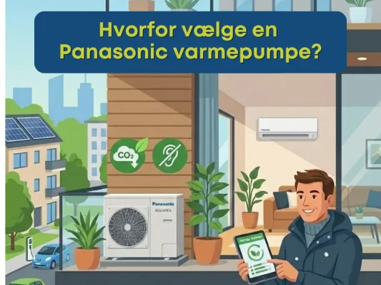 hvorfor vælge en panasonic varmepumpe
