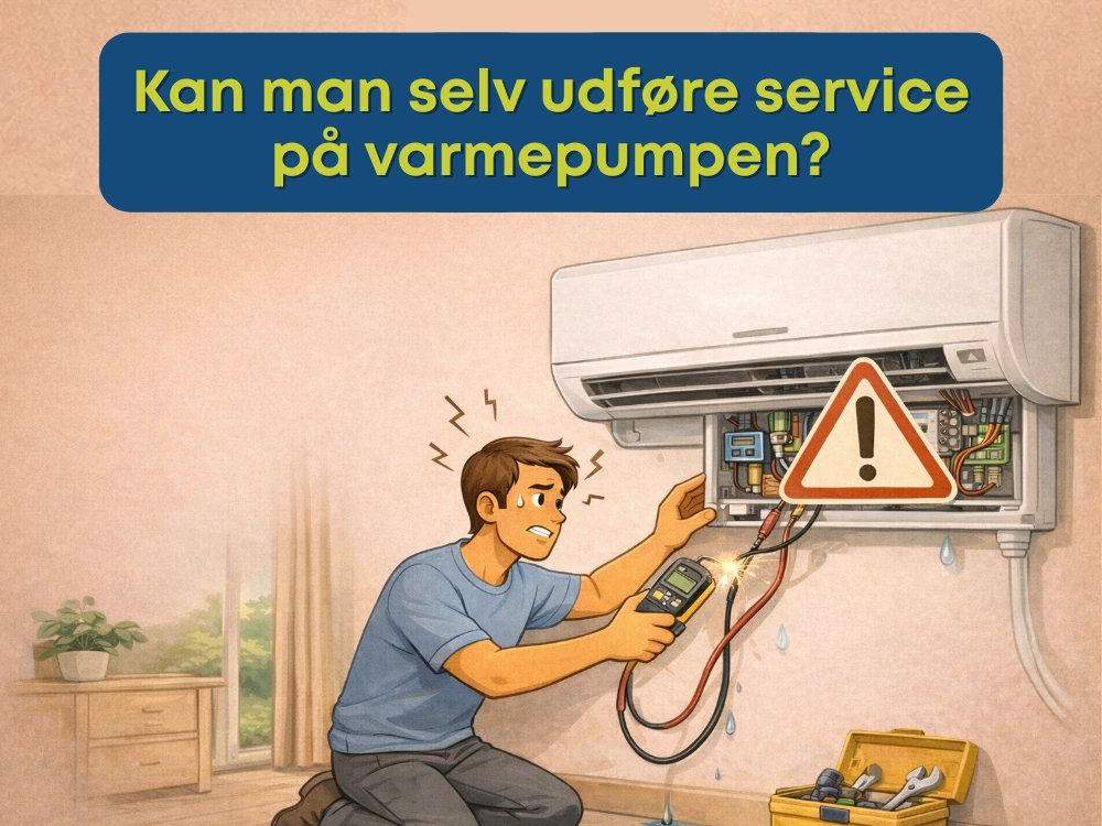 Kan man selv udføre service på varmepumpen