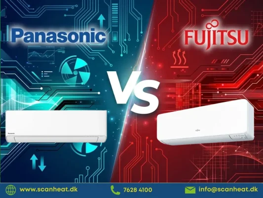 Panasonic varmepumpe vs. Fujitsu varmepumpe