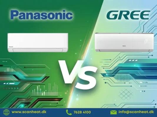 Panasonic varmepumpe vs. Gree varmepumpe