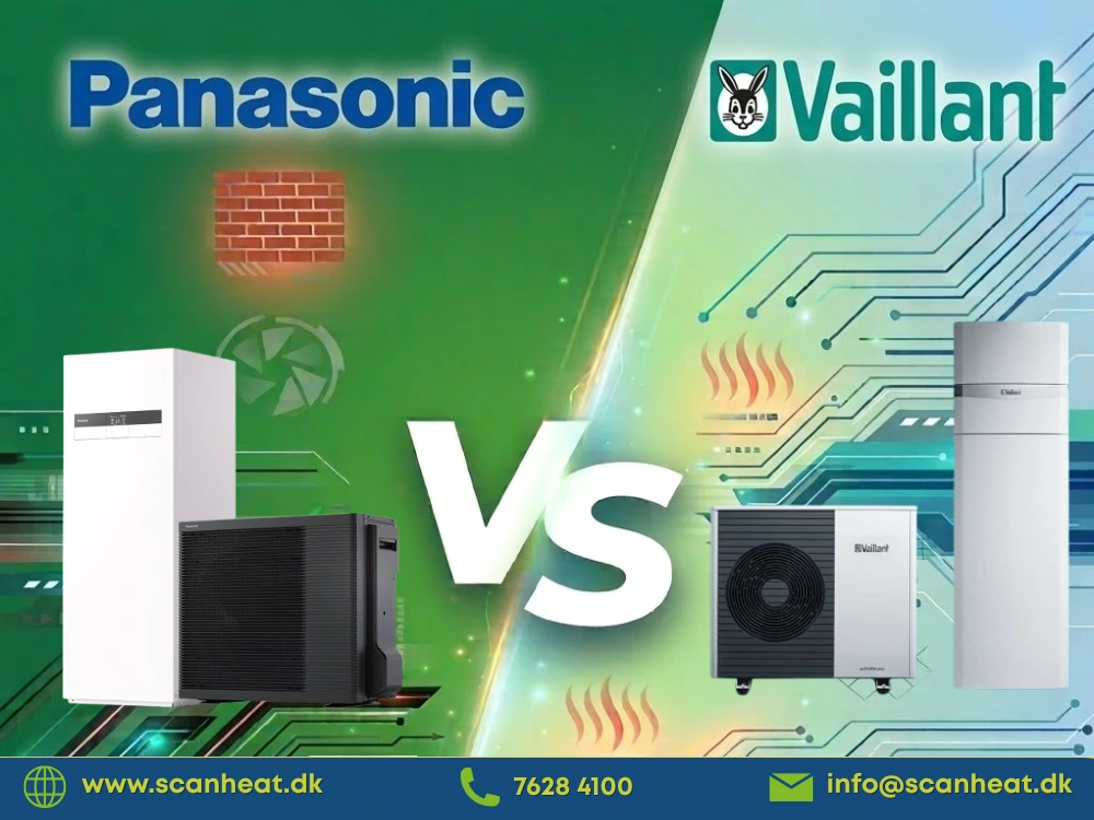 Panasonic varmepumpe vs. Vaillant varmepumpe (1)