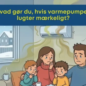 Hvad gør du, hvis varmepumpen lugter mærkeligt