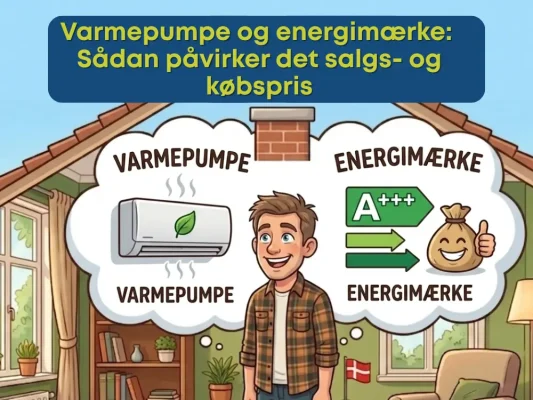 Varmepumpe og energimærke Sådan påvirker det salgs- og købspris