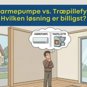 Varmepumpe vs. Træpillefyr Hvilken løsning er billigst